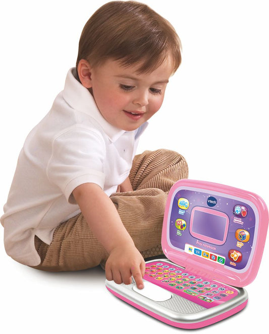 První notebook růžový