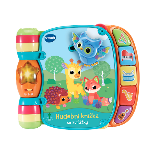 Hudební knížka se zvířátky