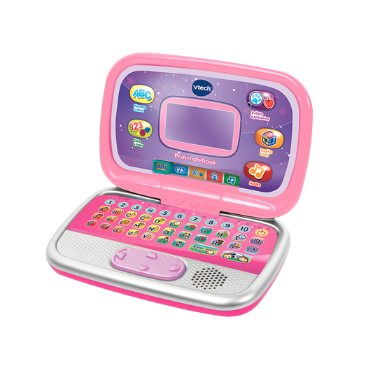 První notebook růžový